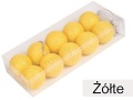 Cotton Balls Kolor Żółty [Zestaw - 5 Kompletów]